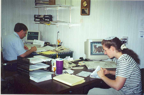 Glen in office